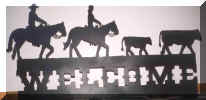  Silhouette Western Welcome Sign
