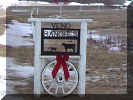 Veno Ranches Cow/Calf Driveway Sign With Brand Cut In.