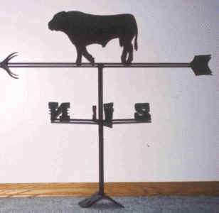 Limousin Bull Weathervane